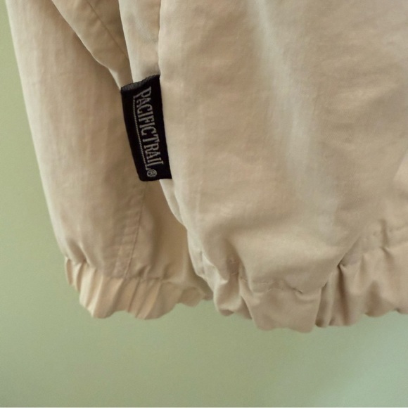 Pacific Trail Cream Outerwear men’s jacket wind breaker hooded size XL - Picture 7 of 11